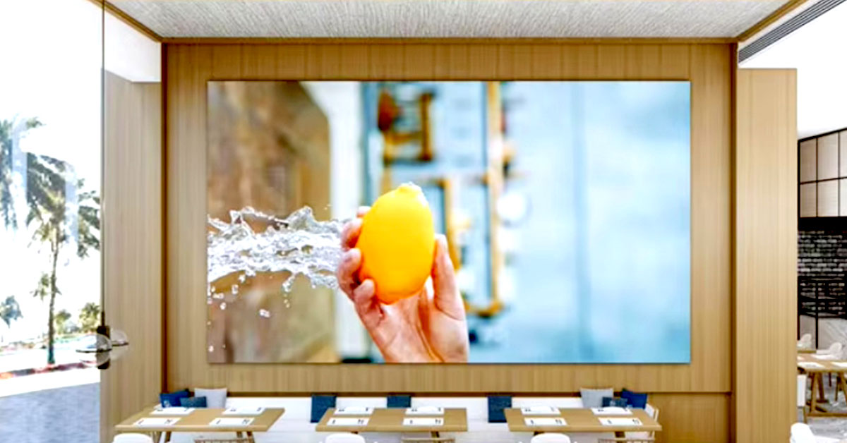 Крытый светодиодный экран