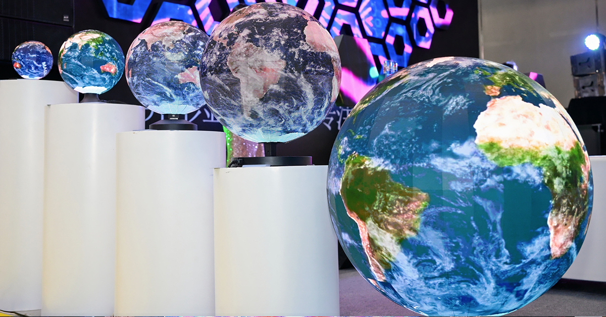 Сферический светодиодный экран