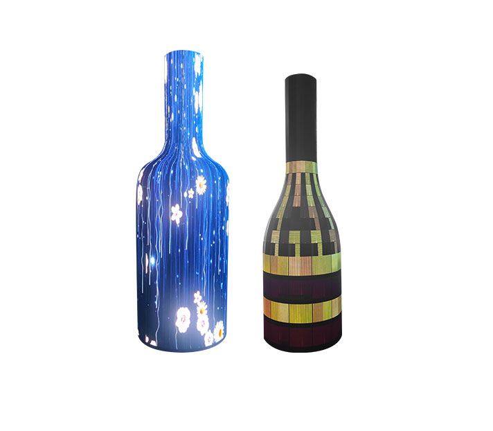 P5 Wine bottle LED screen