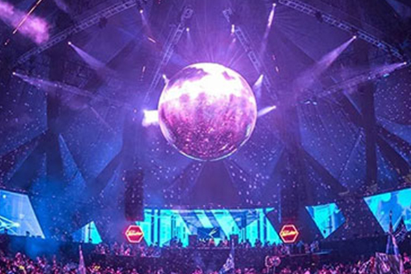 Écran LED sphérique