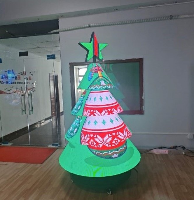 Elevate Your Space with Custom Circular and Christmas Tree LED Displays