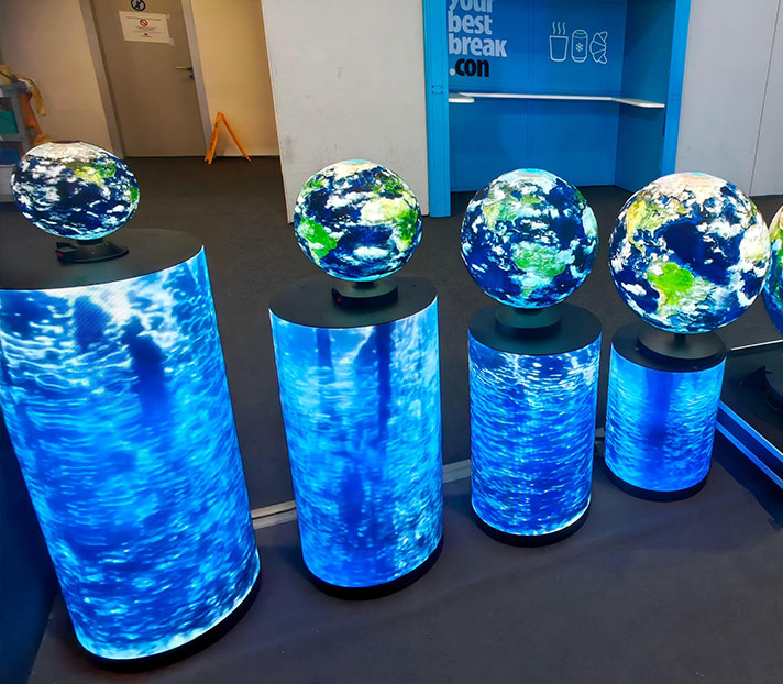 Indoor Sphere LED display