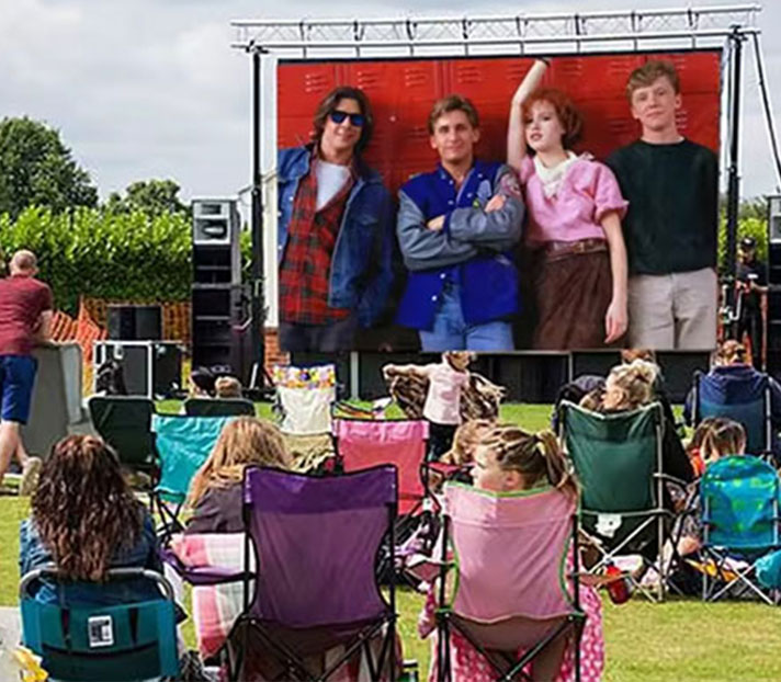 Rental LED video wall screen