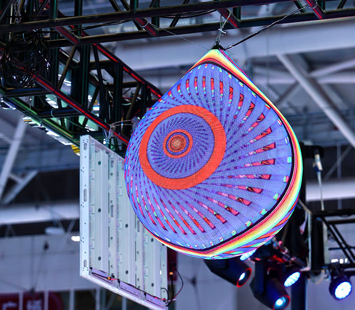 Water drop LED screen