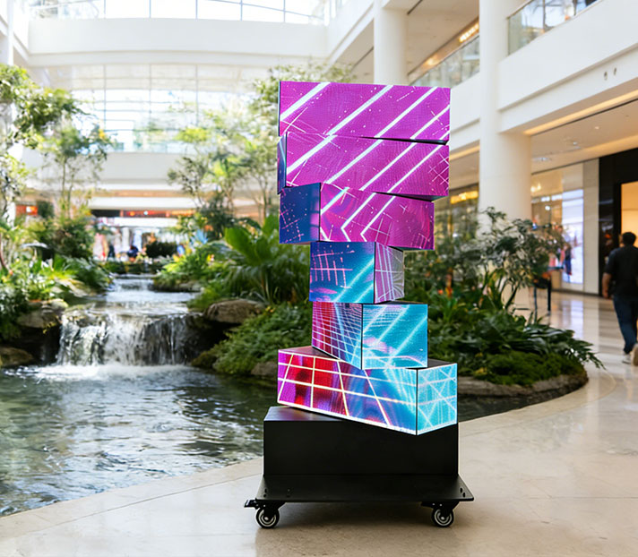 Mechanical LED display