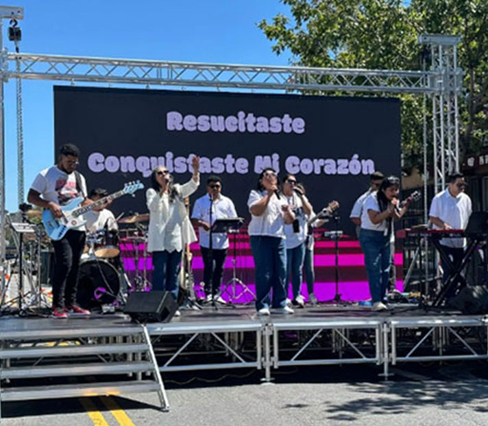 P4.8 Rental LED video wall screen