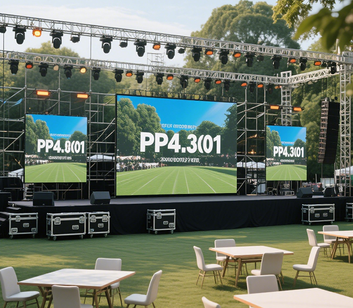 P4.81 Stage background rental LED display screen
