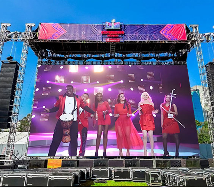 P2 Stage Backdrop Rental Led Display