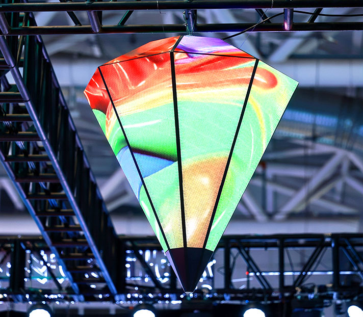 P2 Shaped LED screen