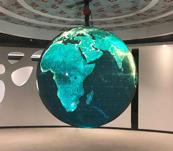 P2 Indoor sphere ball LED display