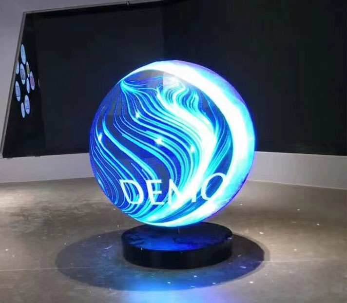 Spherical ball LED display