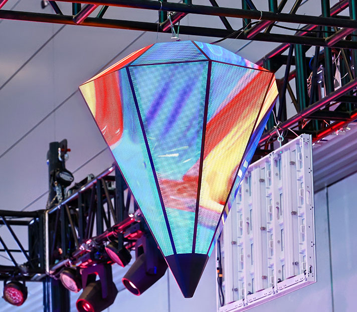 P3 Shaped LED display screen