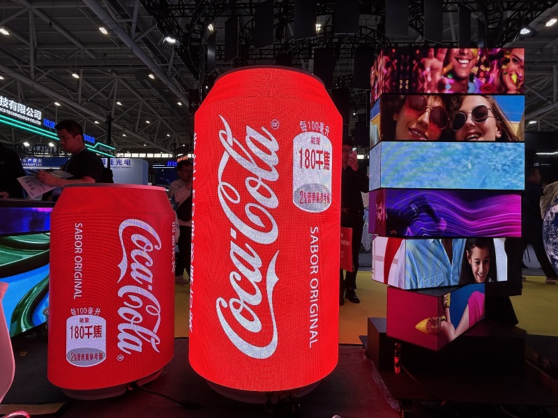 Can-Shaped LED Displays and Their Fit for Beverage Brand Marketing