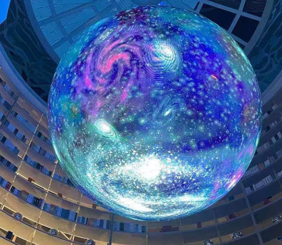 Outdoor Spherical LED Display Project Case | 360° LED Sphere Installation