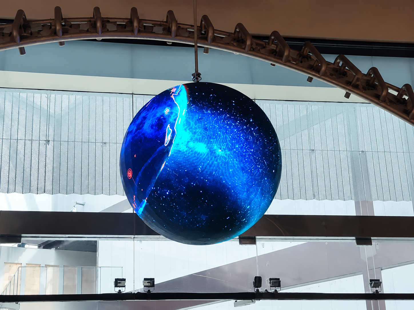 Cómo el ángulo de visión cambia el contenido de la esfera LED