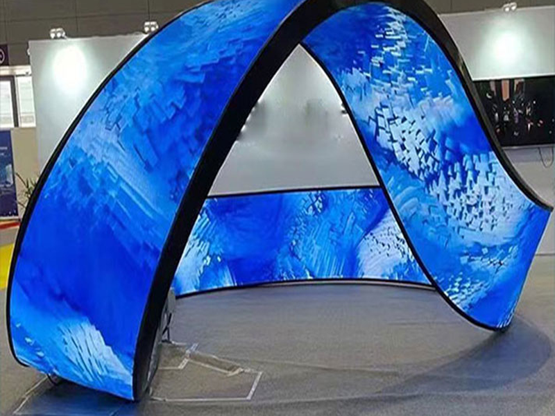 Synchronous or Asynchronous Control for Transparent Flexible LED Displays?