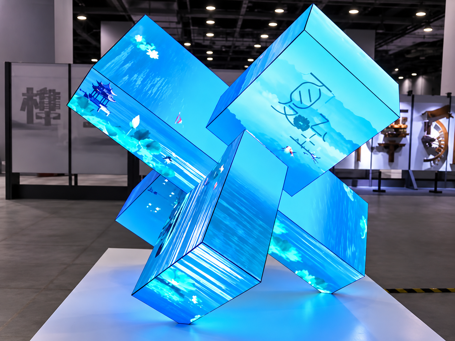 France Indoor P2.5 Shaped LED Screen Project
