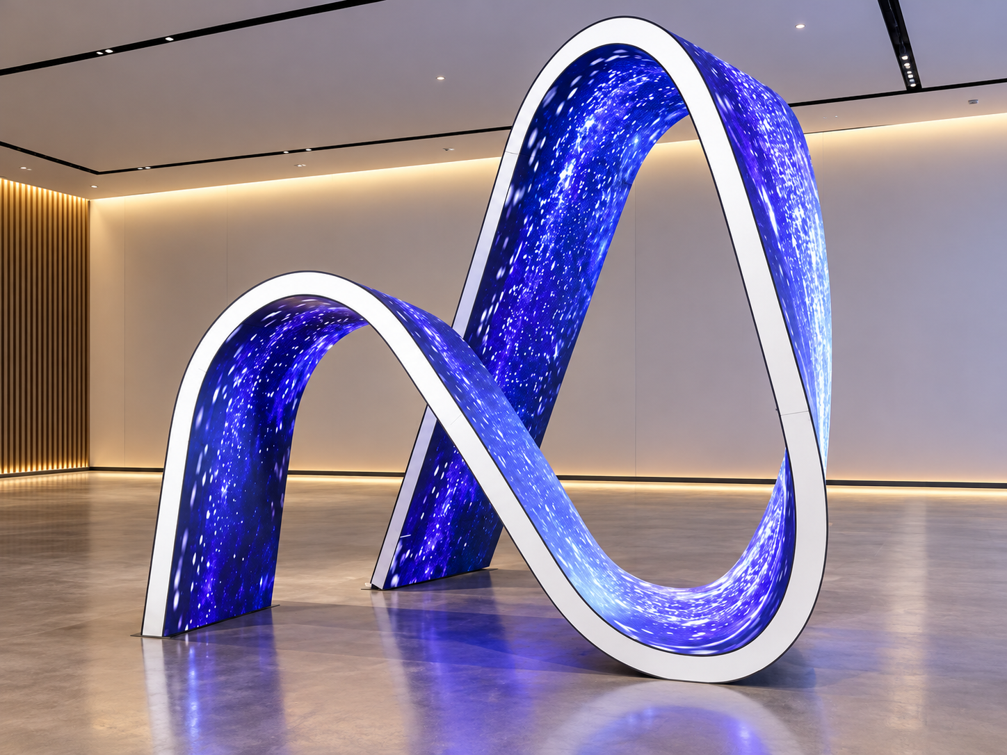 P1.8 Flexible LED Screen Project in New Jersey, USA