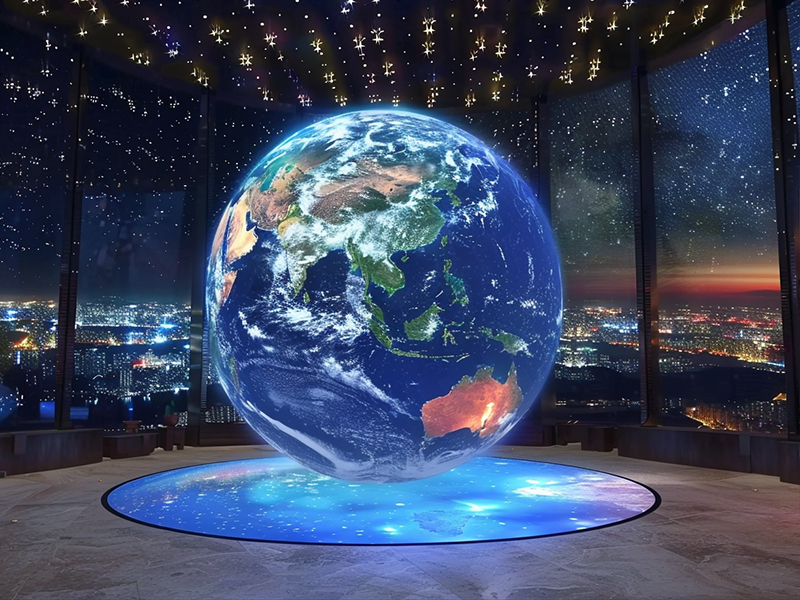 Spherical LED display details