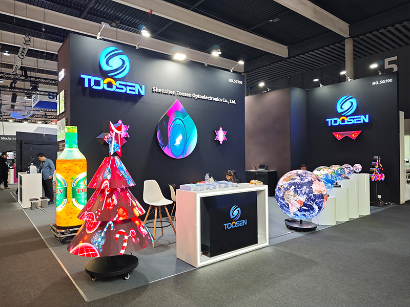 TOOSEN Redefines Visual Innovation at ISE 2025 Barcelona with Diverse Special-Shaped LED Displays