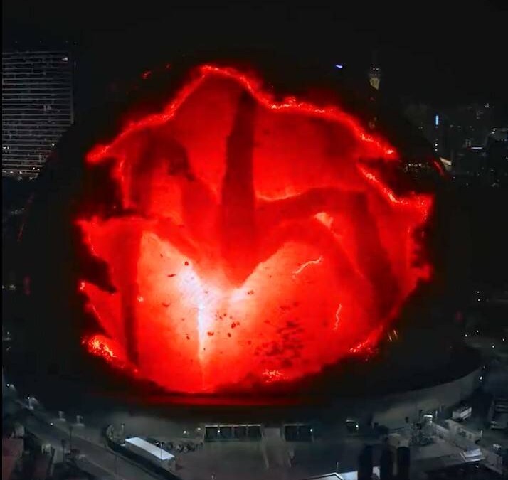 Las Vegas Sphere LED screen