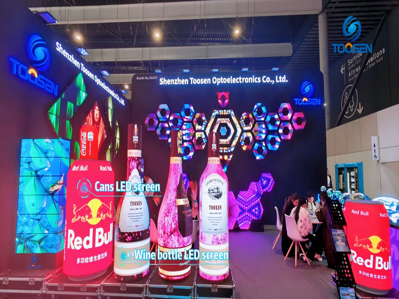 How Is a Wine Bottle Shaped LED Screen Made
