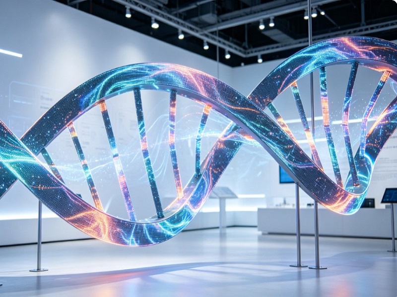 Applications of Custom DNA-Shaped LED Displays