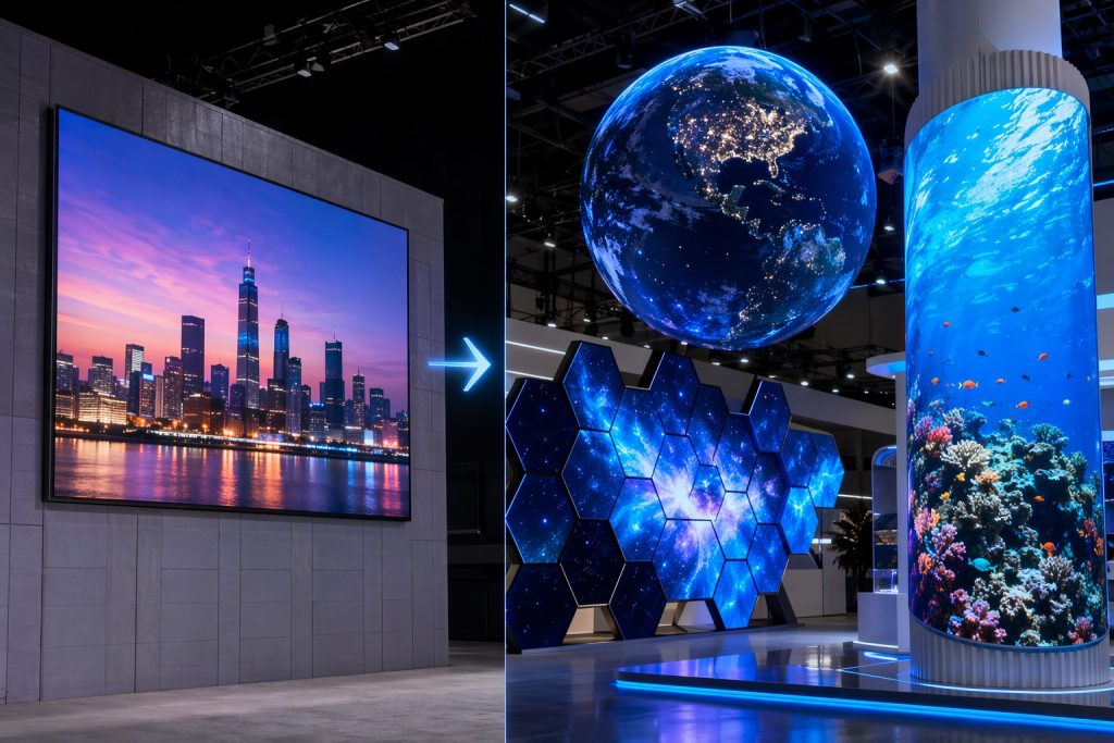 LED Displays Are Going Round — 2026 Creative Display Trends