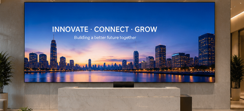 Customized P1.25 Indoor LED Display Solution for an African Corporate Office: A Customer Case Study