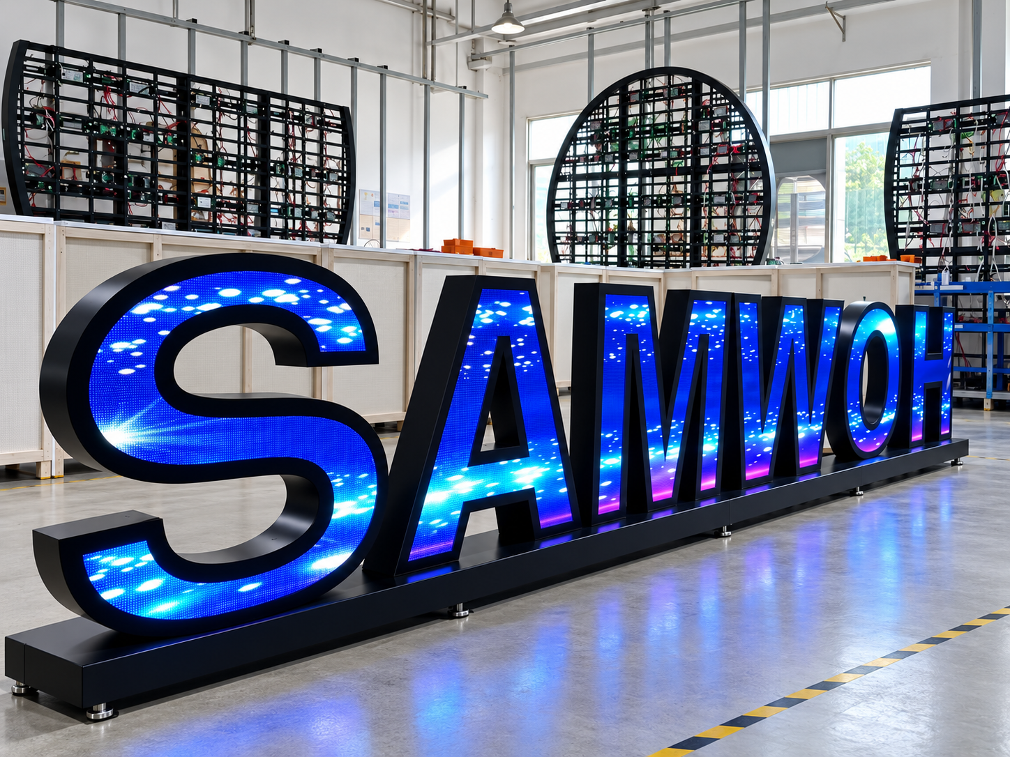 How Narrow Can an LED Letter Display Be Before the Shape Becomes Hard to Read?